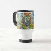 ZWARTE VANGST, WITCH PUMPKIN PIE FACTORY REVEL MUG REISBEKER (Voorkant links)