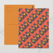 ZWARTE VANGSTEN EN JACKS ZIEN GEEN GEZICHT, FUNNY  BRIEFKAART (Voorkant / Achterkant)