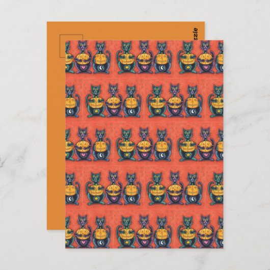 ZWARTE VANGSTEN EN JACKS ZIEN GEEN GEZICHT, FUNNY  BRIEFKAART (Voorkant / Achterkant)