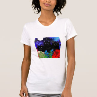 ZWARTE VANGSTMOON GARDEN T-SHIRT