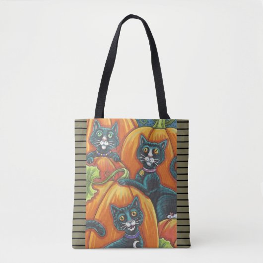 ZWARTE VATTEN, MUIS, JACKS, HALLOWEEN SCHOUDER TAS (Voorkant)
