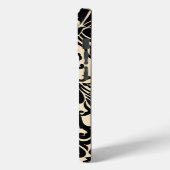 Zwarte Vector Damask  Meisje Case-Mate iPhone Case (Achterkant / Links)