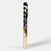 Zwarte Vector Damask  Meisje Case-Mate iPhone Case (Achterkant / Rechts)