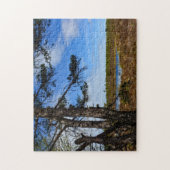 Zwarte veen legpuzzel (Verticaal)
