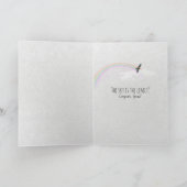 zwarte veer en vogels Afstuderen Kaart (Binnen)