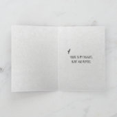 zwarte veer en vogelsaanmoediging kaart (Binnen)