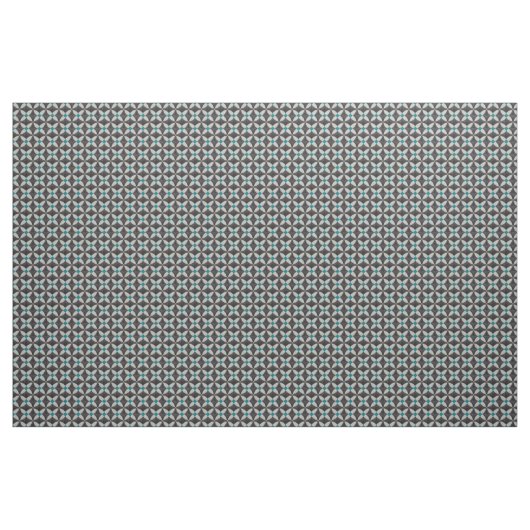Zwarte ventilator met Blauwgroen Stof (Yard (91,4 cm))