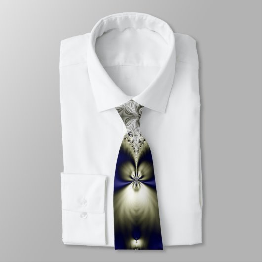 Zwarte ventilator stropdas (Gebonden)