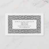 zwarte ventilator - White Professional Visitekaartje (Achterkant)