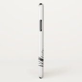 zwarte veren met vliegende vogels Case-Mate iPhone case (Achterkant / rechts)