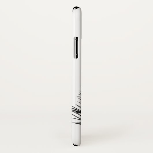 zwarte veren met vogels Case-Mate iPhone case (Achterkant / rechts)