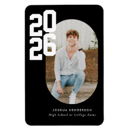 Zwarte Verlofdag Flexibele Fotomagneet in Vet Lett Magneet