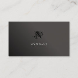 Zwarte verloop visitekaartje