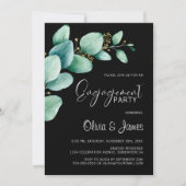 zwarte verlovingsgroep eucalyptus kaart (Voorkant)