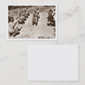 Zwarte verpleegkundigen met boorinstructeur visitekaartje (Voorkant / Achterkant)