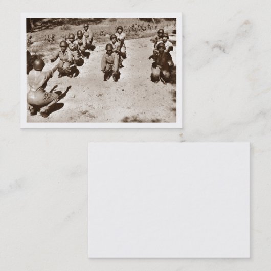 Zwarte verpleegkundigen met boorinstructeur visitekaartje (Voorkant / Achterkant)