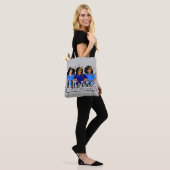 Zwarte verpleegster Afro Care Tote Bag (Op model)