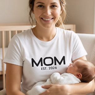 Zwarte Vet Gevestigde Moeder T-Shirt