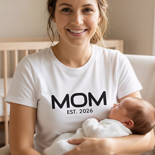 Zwarte Vet Gevestigde Moeder T-Shirt