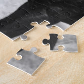 Zwarte Veulen Puzzel (Zijkant)