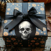  zwarte Victoriaans gotische schedel etsen gunst Ronde Sticker