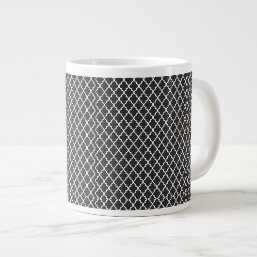 Zwarte Vierblad Grote Koffiekop (Voorkant rechts)