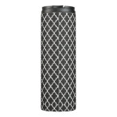 Zwarte Vierblad Thermosbeker (Achterkant)