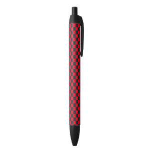 Zwarte Vierkanten Rood Lieveheersbeestje Kleuren K Inkt Pen
