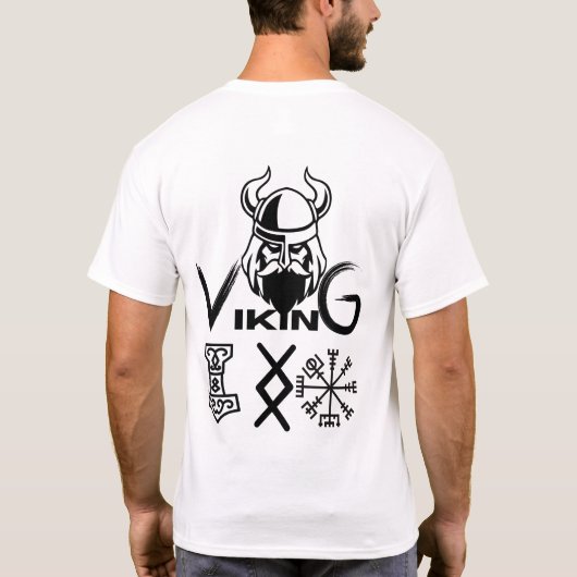 ZWARTE VIKING T-SHIRT (Achterkant)