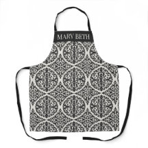 Zwarte Vintage Damast Keuken Design