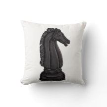 Zwarte vintage schaakstuk 