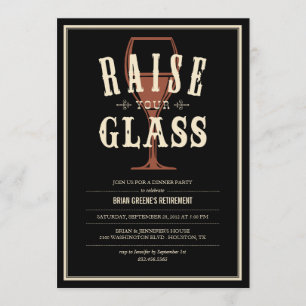 Zwarte Vintage zet uw glazen feestdagen op Kaart