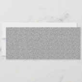 Zwarte VIP-Pas Verjaardagsfeest Uitnodiging (Achterkant)