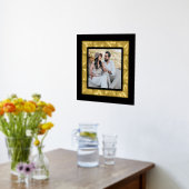 Zwarte visgraat Custom Foto Folie Art Print (Laag (Keuken))