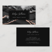 zwarte visitekaartje (Voorkant / Achterkant)