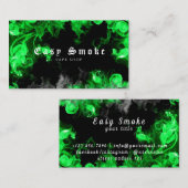 Zwarte Visitekaartje voor tapeshop (Voorkant / Achterkant)