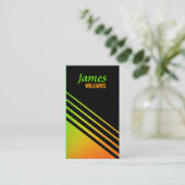 Zwarte Visitekaartjes (Staand voorkant)