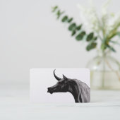 Zwarte Visitekaartjes (Staand voorkant)