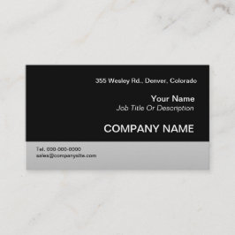 Zwarte-visitekaartjes Visitekaartje