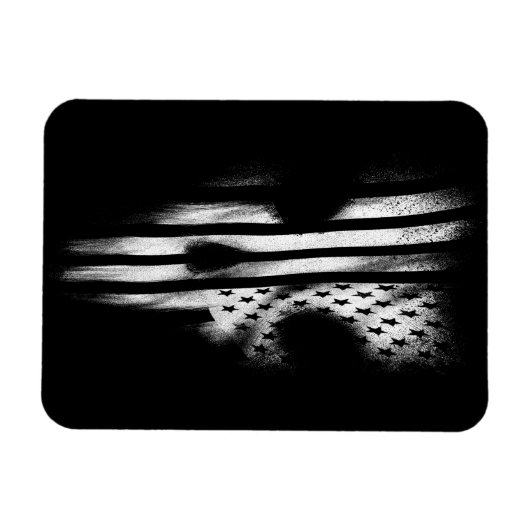 Zwarte vlag magneet (Horizontaal)