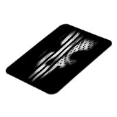 Zwarte vlag magneet (Linkerzijde)