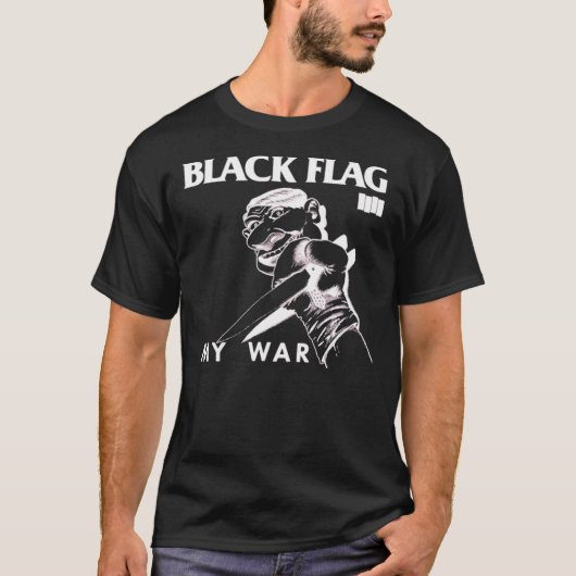 Zwarte vlag - Mijn oorlogse Shirt Essential T-Shir (Voorkant)
