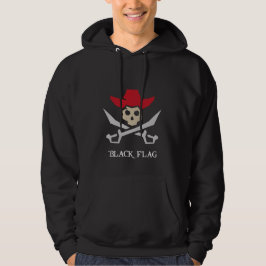 Zwarte Vlag Piraat Schedel Hoodie