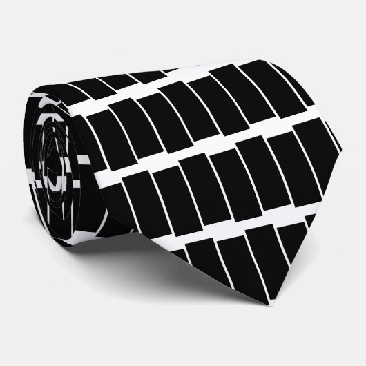 Zwarte vlag Stropdas (Opgerold)