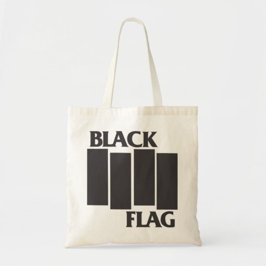 zwarte vlag tote bag (Voorkant)