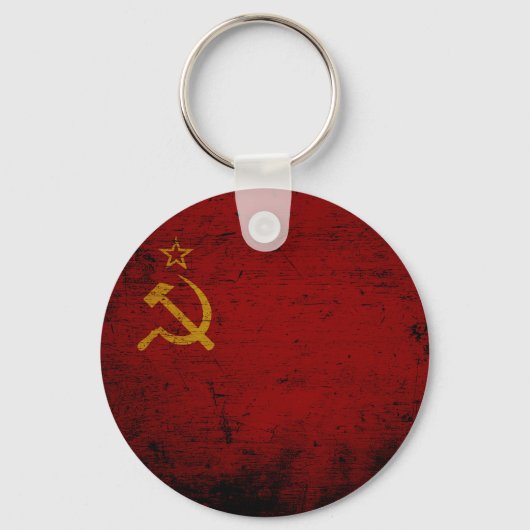 Zwarte vlag van de Sovjet-Unie Sleutelhanger (Voorkant)