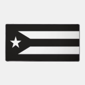 Zwarte vlag van Puerto Rico Bureaumat (Voorkant)