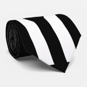 Zwarte vlag van Puerto Rico Stropdas (Opgerold)