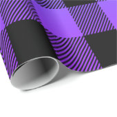 Zwarte vlakte op paars tot turkooisblauw cadeaupapier (Rol Hoek)