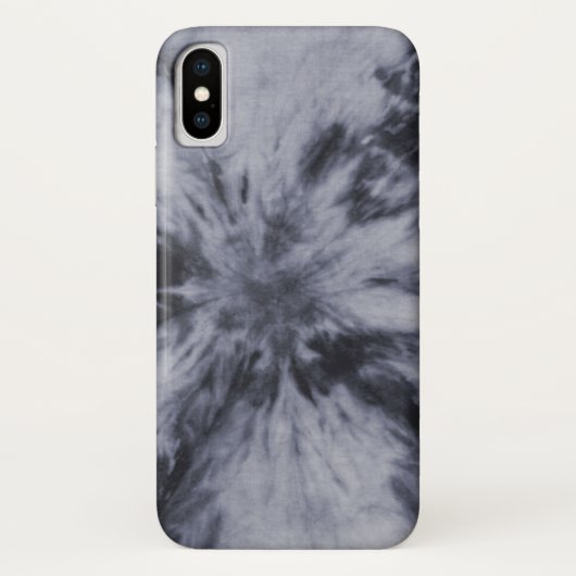 Zwarte Vlam Tie Die hoes voor iPhone X (Achterkant)
